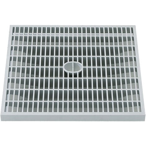 COPERCHIO GRIGLIATO POZZETTO PVC 40x40