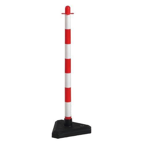 [106490] COLONNINA BICOLORE CON BASE X CATENA IN PVC CM 90