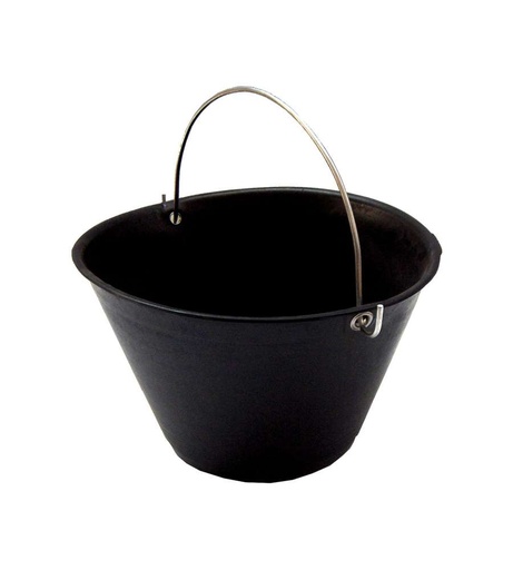 [1021710] SECCHIO PER MURATORE PLASTICA NERA