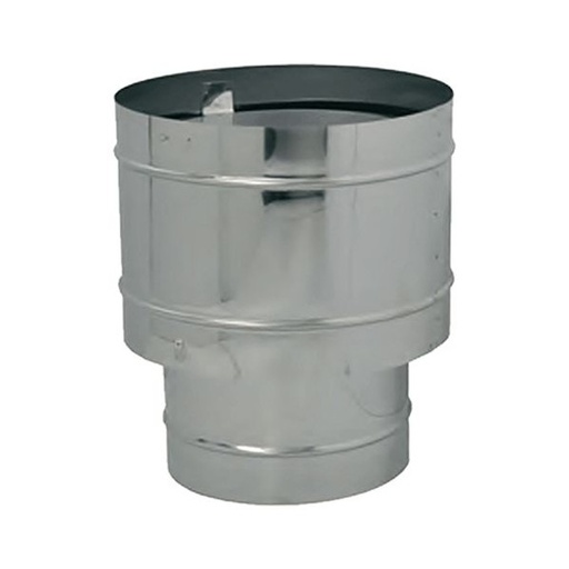 [703566] FUMAIOLO A CAPPELLO INOX 30X30 ANTIVENTO - ATT.MASCHIO