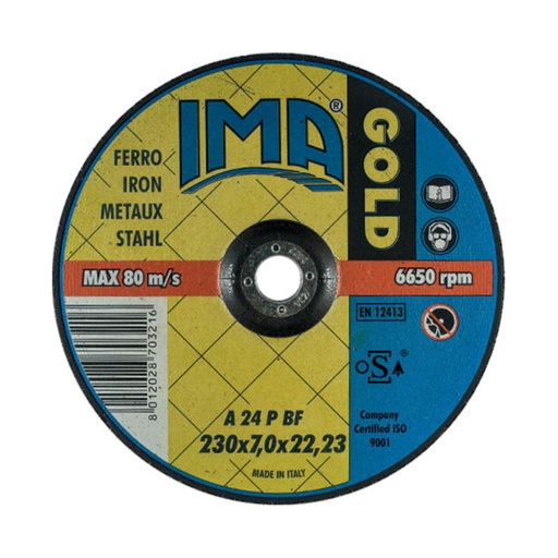 [5564] DISCO PER FERRO S. GOLD 230X2,0X22,23