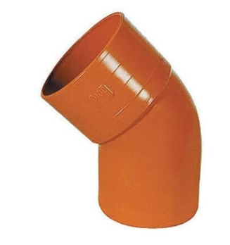 CURVA 45° PVC ROSSA D.160