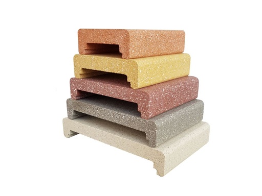 COPRIMURO LEVIGATO ROMA GRIGIO - MURO DA 20CM