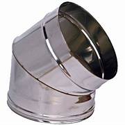 CURVE INOX 45° D.80