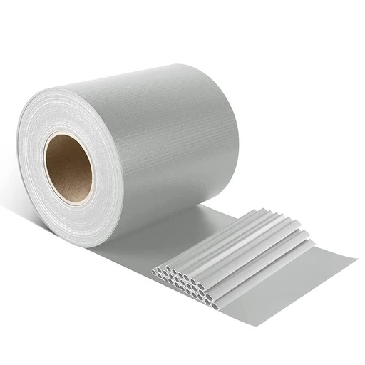 [499642] FASCE STUOIA FRANGIVISTA PVC 35MT GRIGIA