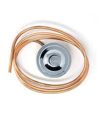 [D1030] PULSANTE CATIS C/TUBICINO IN RAME