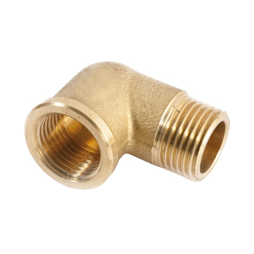 [1500004] TIEMME GOMITO OTTONE GIALLO M.F. 1/2"