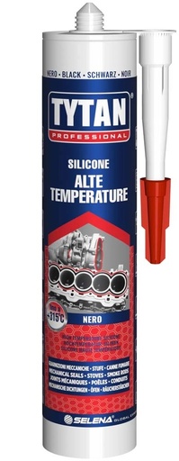 [38585] SILICONE ALTA TEMPERATURA  ML.300 - NERO