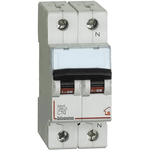 [FC810NC10] BTDIN45 - MAGNETOT C10 1P+N 2M 4500A
