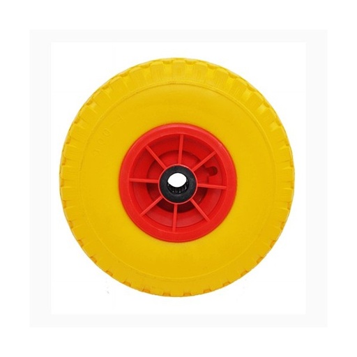 [314719] RUOTA X CARRELLI POLIURET. D.250 C/CUSCINETTO DIS, PVC D.INT. 20MM