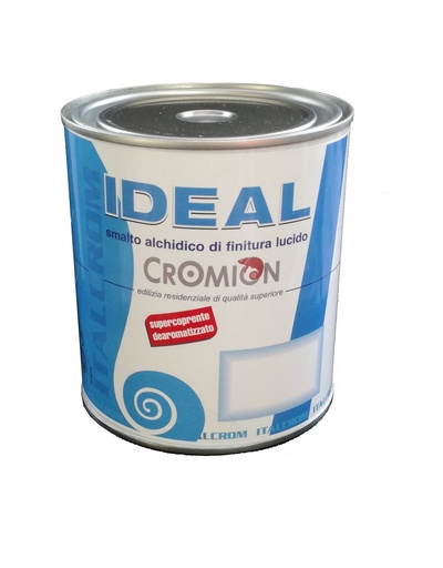 [S0219.00002.5] IDEAL BIANCO - SMALTO ANTIRUGGINE LUCIDO 2,5LT