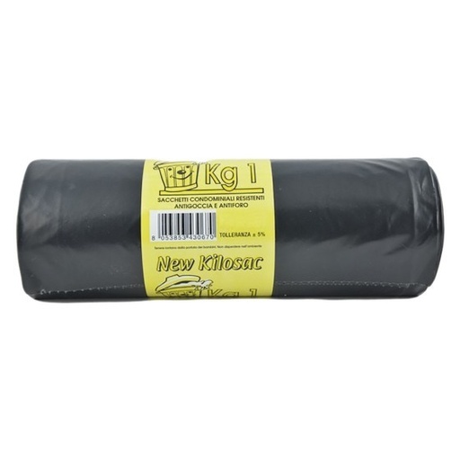 [8035496] SACCHI POLIETILENE N.U. 90X120 NERO - RT.1KG (10 SACCHI) PESANTI