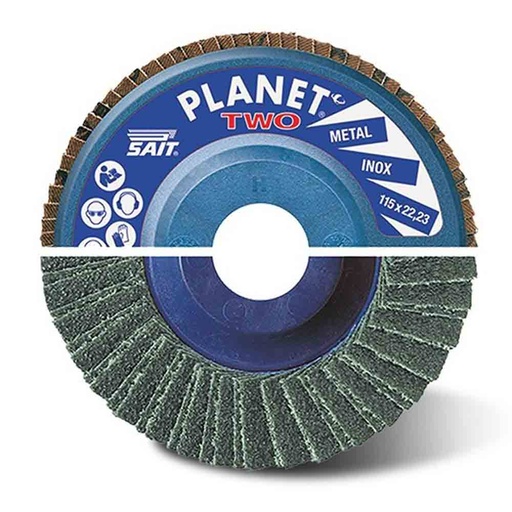 [1000041323] PLANET-ONE 115X22,23 Z100 - DISCO ABRASIVO LAMELLARE