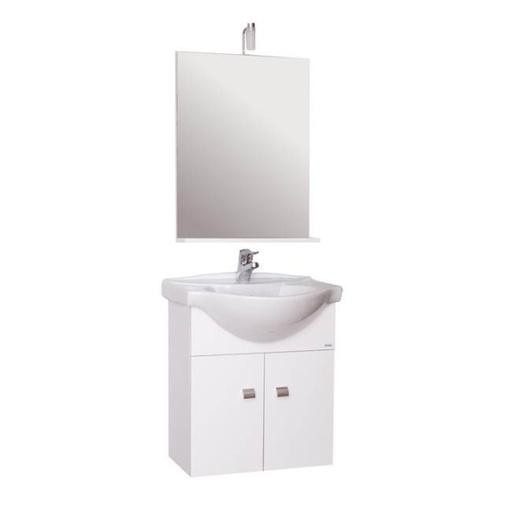 [SAEMMA58] COMPOSIZIONE BAGNO EMMA CM.60 BIANCO