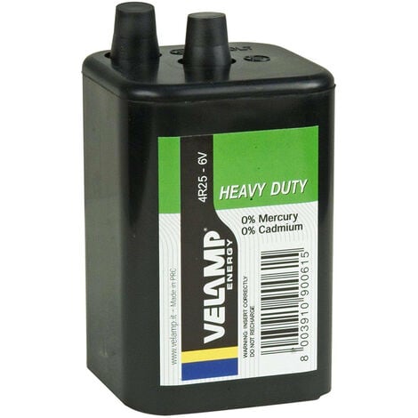 [39642] BATTERIA 6V P/LAMPEGGIANTE CANTIERE