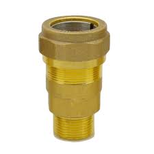 [1500021] TUBOFIX MASCHIO OTTONE GIALLO 1/2"