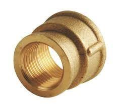 [1500016] MANICOTTO RIDOTTO OTTONE GIALLO F/F 1"X3/4"