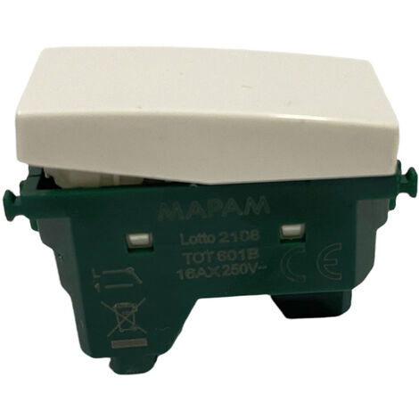 [6725302] PULSANTE UNIPOLARE 16AX250V