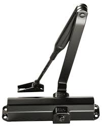 [301342] CHIUDIPORTA AEREO IS20 NERO BRAC. COMPASSO + ARRESTO - FORZA 2/3