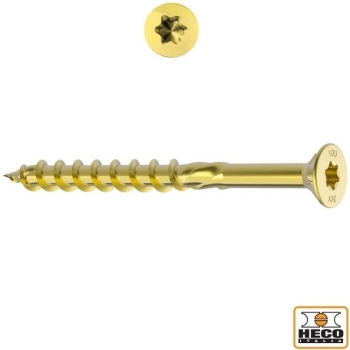 [4008217] VITI TSP PER LEGNO TORX 4X50 C/ALESATORE - ZINC. GIALLA