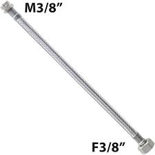 [007/40] FLESSIBILE ACCIAIO M3/8XF3/8 CM.40
