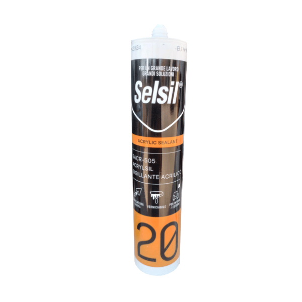 [9007750] SILICONE ACRILICO BIANCO ML.310