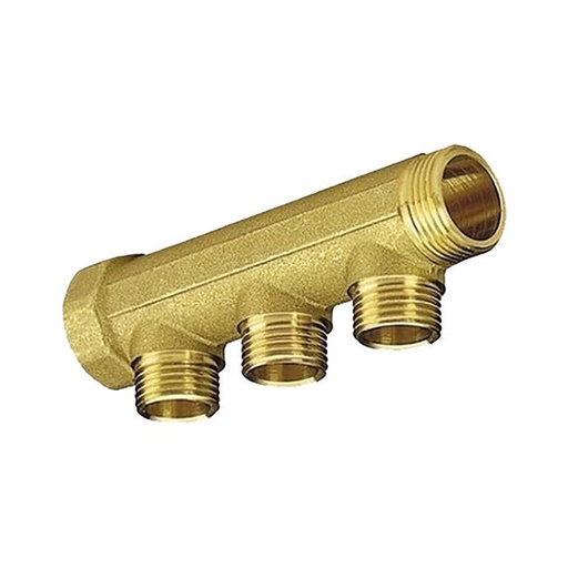 [60134] COLLETTORE 3/4"X3 VIE GIALLO