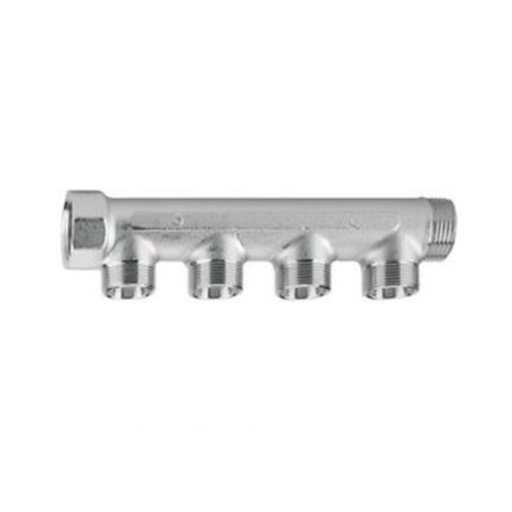 [60234C] COLLETTORE 3/4" X 4 VIE CROMATO