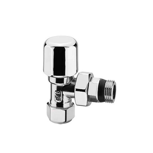 [10012CHS] VALVOLA 1/2" TERMOARREDO CROMO HS + CALOTTA CROMO