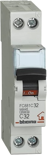 [FC881C32] BTDIN45 - MAGNETOT C32 1P+N 1M 4500A
