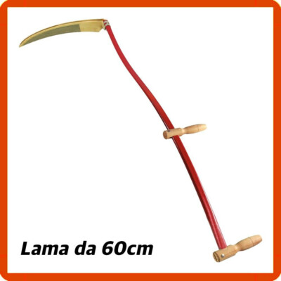 FALCE DA FIENO CM.60 C/MANICO CM. 150 - DOPPIA IMPUGNATURA